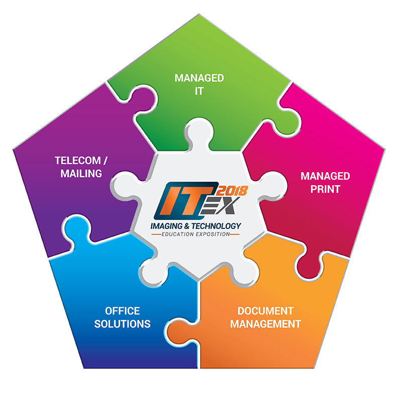 ITEX 2018: Own the Office, Piece by Piece Colorful Puzzle
